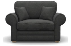 Heart of House Chedworth Fabric Cuddle Chair - Grey